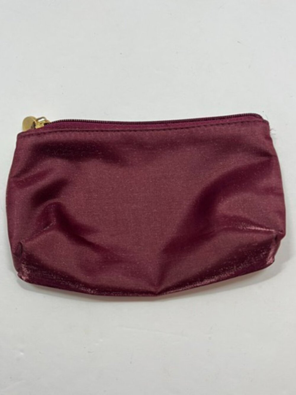 Allegro Pacific Cosmetics Bag in Burgandy EUC